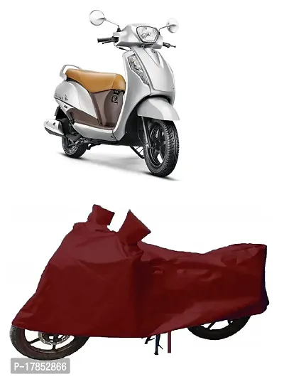 GUBBINS Presents Water Resistant  Heatproof Cover Made for Suzuki Access SE Dustproof Cover (Maroon)