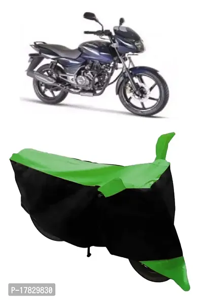 GUBBINS Two Wheeler Bike Cover Compatible with Bajaj Pulsar 150 Water Resistant UV Protection Cover (Green)