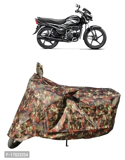 GUBBINS Presents Water Resistant Heatproof Cover Made for Hero Super Splendor Dustproof Cover (Military)