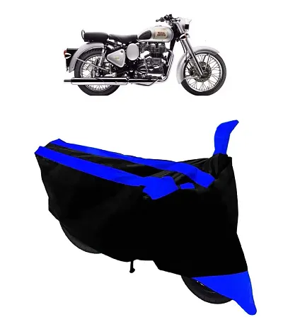 GUBBINS Semi Waterproof Motorcycle Cover Compatible with Royal Enfield Classic 350 All Weather Dustproof Cover