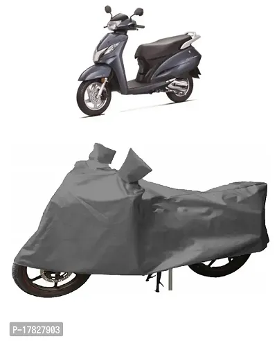 GUBBINS Presents Water Resistant Heatproof Cover Made for Honda Activa 125 Dustproof Cover (Grey)