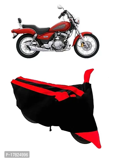 GUBBINS Semi Waterproof Motorcycle Cover Compatible with Yamaha Enticer All Weather Dustproof Cover (Red)