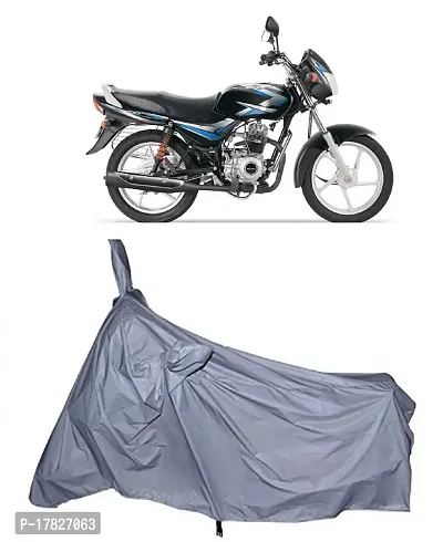 GUBBINS Presents Water Resistant Heatproof Cover Made for Bajaj CT 100 Dustproof Cover (Silver)