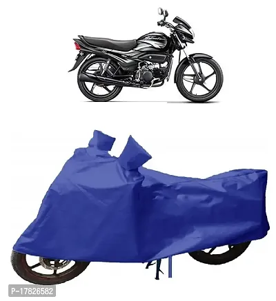 GUBBINS Presents Water Resistant Heatproof Cover Made for Hero Super Splendor Dustproof Cover (Royal Blue)