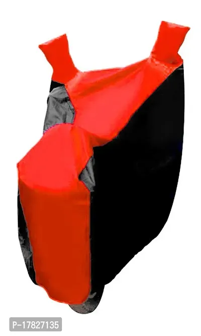 GUBBINS Two Wheeler Bike Cover Compatible with Royal Enfield Bullet 500 Water Resistant UV Protection Cover (Red)-thumb4