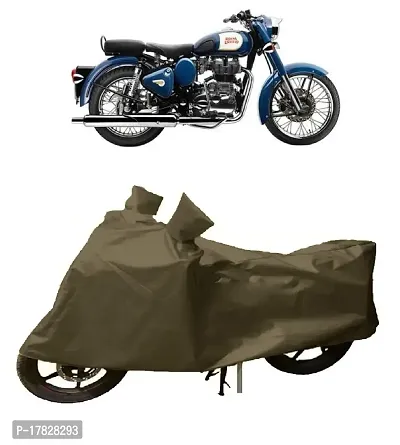 GUBBINS Presents Water Resistant Heatproof Cover Made for Royal Enfield Bullet 350 Dustproof Cover (Olive Green)