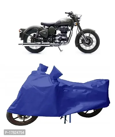 GUBBINS Presents Water Resistant Heatproof Cover Made for Royal Enfield Battle Dustproof Cover (Royal Blue)