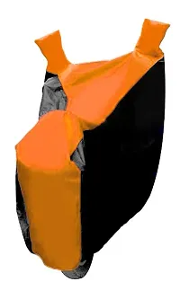 GUBBINS Two Wheeler Bike Cover Compatible with Bajaj Pulsar 150 Water Resistant UV Protection Cover (Orange)-thumb3