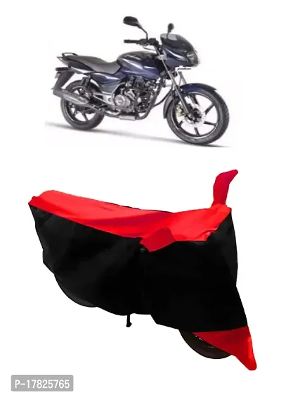 GUBBINS Two Wheeler Bike Cover Compatible with Bajaj Pulsar 150 Water Resistant UV Protection Cover (Red)-thumb0