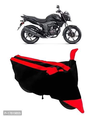 GUBBINS Semi Waterproof Motorcycle Cover Compatible with Honda Trigger All Weather Dustproof Cover (Red)