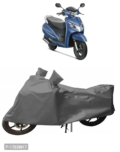 GUBBINS Presents Water Resistant Heatproof Cover Made for Honda Activa Dustproof Cover (Grey)