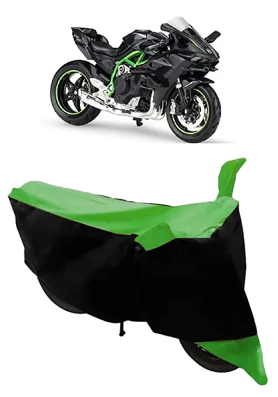 GUBBINS Two Wheeler Bike Cover Compatible with Kawasaki Ninja Water Resistant UV Protection Cover