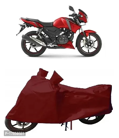 GUBBINS Presents Water Resistant  Heatproof Cover Made for TVS Apache RTR 160 Dustproof Cover (Maroon)