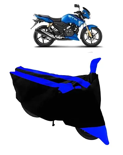 GUBBINS Semi Waterproof Motorcycle Cover Compatible with TVS Apache All Weather Dustproof Cover