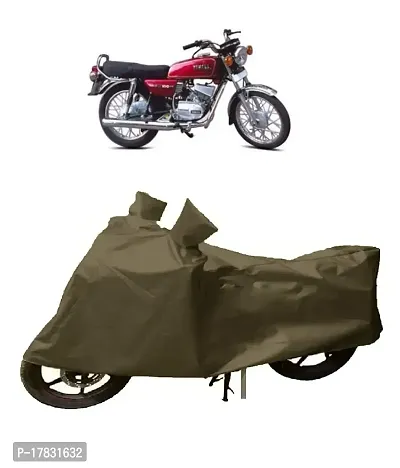 GUBBINS Presents Water Resistant Heatproof Cover Made for Yamaha RX 100 Dustproof Cover (Olive Green)