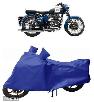 GUBBINS Presents Water Resistant Heatproof Cover Made for Royal Enfield Bullet 350 Dustproof Cover (Royal Blue)