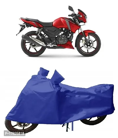 GUBBINS Presents Water Resistant Heatproof Cover Made for TVS Apache RTR 160 Dustproof Cover (Royal Blue)