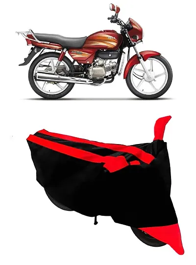 GUBBINS Semi Waterproof Motorcycle Cover Compatible with Hero Splendor Pro All Weather Dustproof Cover