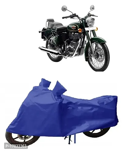 GUBBINS Presents Water Resistant Heatproof Cover Made for Royal Enfield Bullet 500 Dustproof Cover (Royal Blue)