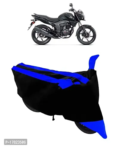 GUBBINS Semi Waterproof Motorcycle Cover Compatible with Honda Trigger All Weather Dustproof Cover (Blue)