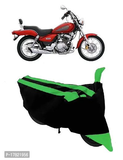 GUBBINS Semi Waterproof Motorcycle Cover Compatible with Yamaha Enticer All Weather Dustproof Cover (Green)