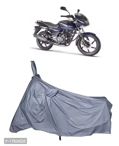 GUBBINS Presents Water Resistant Heatproof Cover Made for Bajaj Pulsar 150 Dustproof Cover (Silver)