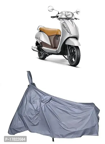 GUBBINS Presents Water Resistant Heatproof Cover Made for Suzuki Access SE Dustproof Cover (Silver)-thumb0