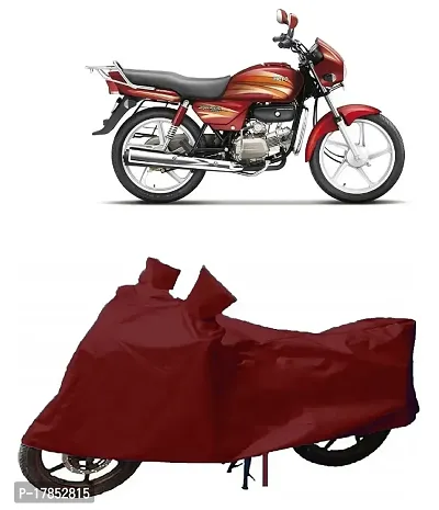 GUBBINS Presents Water Resistant  Heatproof Cover Made for Hero Splendor Pro Dustproof Cover (Maroon)