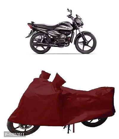 GUBBINS Presents Water Resistant  Heatproof Cover Made for Hero Splendor NXG Dustproof Cover (Maroon)