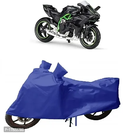 GUBBINS Presents Water Resistant Heatproof Cover Made for Kawasaki Ninja Dustproof Cover (Royal Blue)-thumb0