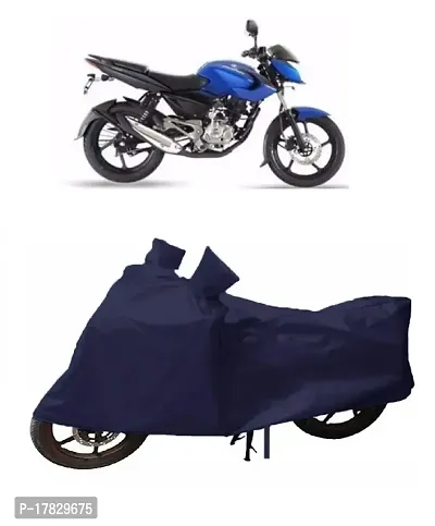 GUBBINS Presents Water Resistant Heatproof Cover Made for Bajaj Pulsar Dustproof Cover (Navy Blue)