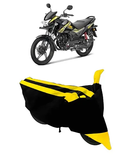 GUBBINS Semi Waterproof Motorcycle Cover Compatible with Honda CB Shine All Weather Dustproof Cover