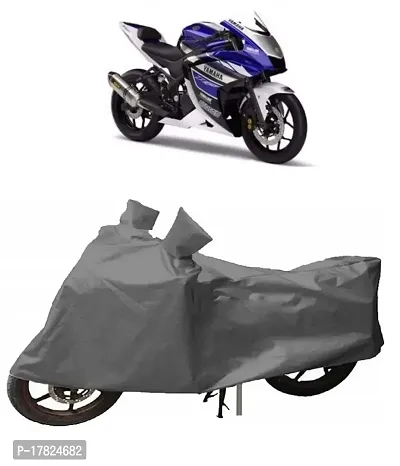 GUBBINS Presents Water Resistant Heatproof Cover Made for Yamaha YZF R25 Dustproof Cover (Grey)