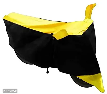 GUBBINS Two Wheeler Bike Cover Compatible with Hero Splendor I Smart Water Resistant UV Protection Cover (Yellow)-thumb2