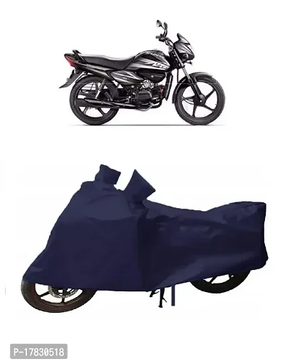 GUBBINS Presents Water Resistant Heatproof Cover Made for Hero Splendor NXG Dustproof Cover (Navy Blue)