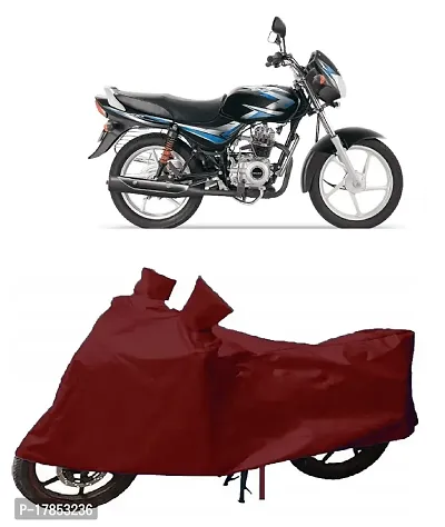 GUBBINS Presents Water Resistant  Heatproof Cover Made for Bajaj CT 100 Dustproof Cover (Maroon)