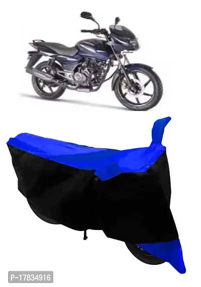 GUBBINS Two Wheeler Bike Cover Compatible with Bajaj Pulsar 150 Water Resistant UV Protection Cover (Blue)