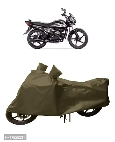 GUBBINS Presents Water Resistant Heatproof Cover Made for Hero Splendor NXG Dustproof Cover (Olive Green)