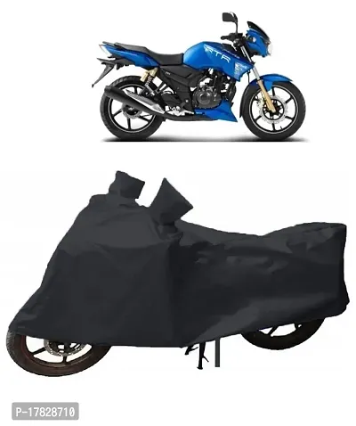 GUBBINS Presents Water Resistant Heatproof Cover Made for TVS Apache Dustproof Cover (Black)