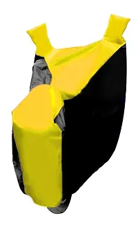 GUBBINS Two Wheeler Bike Cover - Dustproof and UV Resistant Bike Cover Compatible with Yamaha R15 V3 Water Resistant Cover - Easy Installation (Yellow Stripe)-thumb3