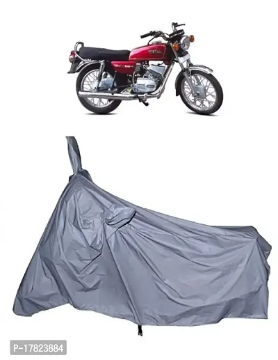 GUBBINS Presents Water Resistant Heatproof Cover Made for Yamaha RX 100 Dustproof Cover (Silver)-thumb0