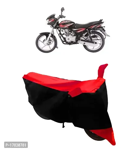 GUBBINS Two Wheeler Bike Cover Compatible with Bajaj Discover 125 DTS-i Water Resistant UV Protection Cover (Red)