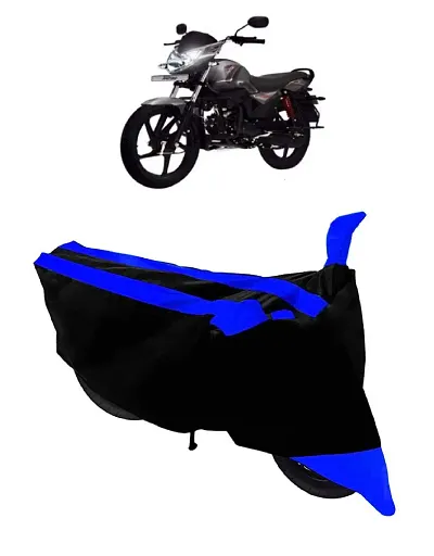 GUBBINS Semi Waterproof Motorcycle Cover Compatible with Mahindra Pantero All Weather Dustproof Cover