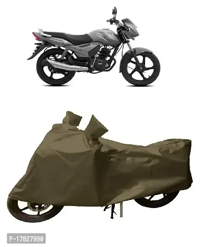 GUBBINS Presents Water Resistant Heatproof Cover Made for TVS Sport Dustproof Cover (Olive Green)