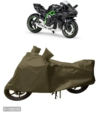 GUBBINS Presents Water Resistant Heatproof Cover Made for Kawasaki Ninja Dustproof Cover (Olive Green)