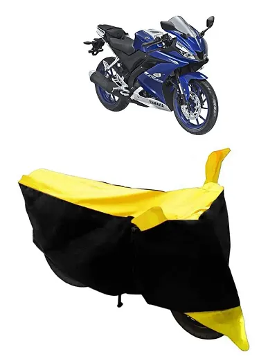 GUBBINS Two Wheeler Bike Cover Compatible with Yamaha R15 V3 Water Resistant UV Protection Cover