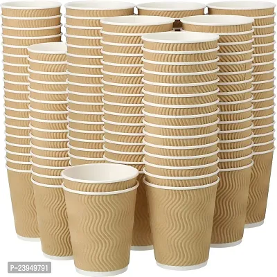 Ripple Paper Non Slip Cups with Leak Proof And Three Corrugated Layer Ideal for Hot, Cold Hot Coffee Drinks for Party-75-thumb0