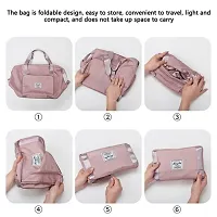 Foldable Expandable Dry Wet Waterproof Duffel Yoga Weekend Shoulder Gym Luggage Travel Bag Women 1piece-thumb3