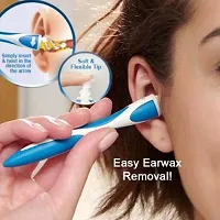 Smart Swab Silicone Easy Earwax Removal with 16 Replacement Disposable Soft Tips/Ear Wax-thumb1