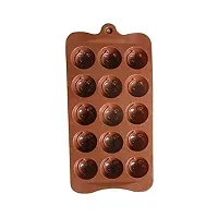 Food Grade Non-Stick Reusable Silicone Smile Shape 15 Cavity Chocolate Molds / Baking Trays-thumb1
